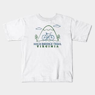 High Bridge Trail, Virginia Kids T-Shirt